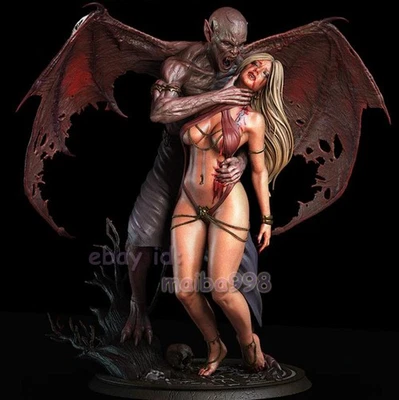 Dracula&Woman 3D Print Garage Kit Figure Model Kit Unpainted Unassembled GK - Image 1 of 3