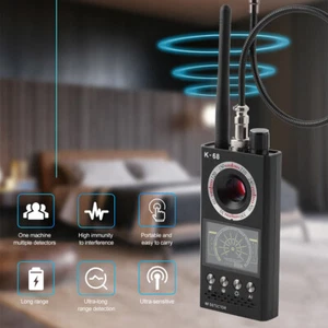 2024 K68 RF Detector Cámara GSM Audio Bug GPS Buscador Escáner Rastreador - Imagen 1 de 10