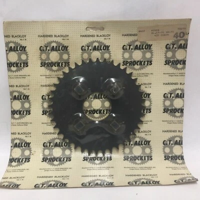 Honda XR 75 1973-1978 Rear Sprocket Aluminum Hardened Blackloy 40 Tooth - Image 1 of 3