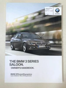 BMW 3 Series Saloon Owners Handbook 2015 #01402960416 - Picture 1 of 4