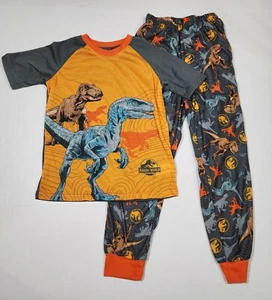 Jurassic World Dominion 2 Piece Pajama Sleep Set Sizes 8 Boys NWOT - Picture 1 of 6