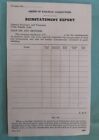 Order of Railway Conductors - Reinstatement Report Form 18 A - Unused - 26 Pages