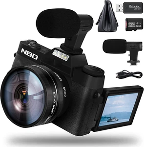 NBD 4K Vlogging Camera 48MP Digital Camera Photography Compact Camera Anti-Shake - Picture 1 of 12