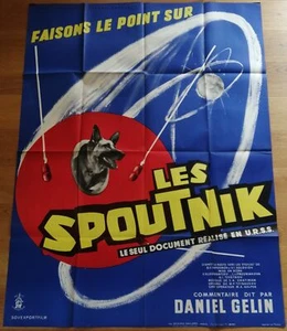 SPOUTNIK affiche cinema originale 160x120 URSS klouchantzev '58 - Picture 1 of 1