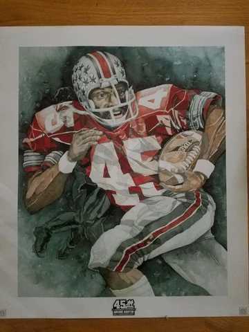 OHIO STATE BUCKEYES lithograph/ poster / print ,Archie Griffin Heisman  football Cover