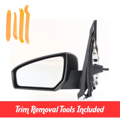 New Left Driver Side Manual Mirror For 2007-2012 Sentra NI1320166 96302ET00E - Image 1 of 4