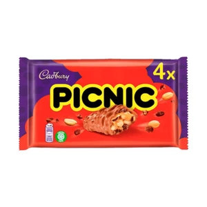 Cadbury Picnic Riegel mit Erdnüssen Rosinen und Karamell 152g - Bild 1 von 1