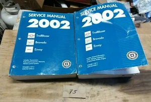 FABRICANTE DE EQUIPOS ORIGINALES 2002 CHEVY GMC OLDS TRAILBLAZER ENVIADO BRAVADA tienda servicio reparación manual - Imagen 1 de 2