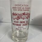 Dedication May 21st 1972 Relief Engine Company Vintage Glass Rbfd
