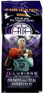 2019/20 Panini Illusions Basketball 12-Card Factory Sealed Value Pack - Bild 1 von 2