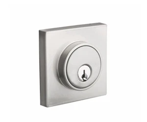 Lane Polished Chrome Slimline Square Single Cylinder Deadbolt - Picture 1 of 2