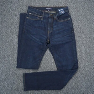 J Crew Pants Men 28x32 Blue Mercantile Slim Fit Flex Dark Wash NWT - Picture 1 of 8