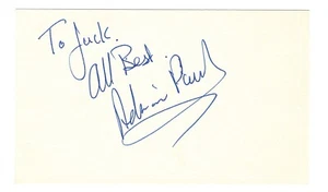 ADRIAN PAUL ACTOR AUTOGRAPH ON WHITE CARD STOCK HIGHLANDER - Picture 1 of 1