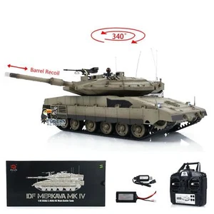 1:16 IDF Merkava MK IV Infrared Battle Tank HengLong 3958 RC Model W/BB Shoot - Picture 1 of 24