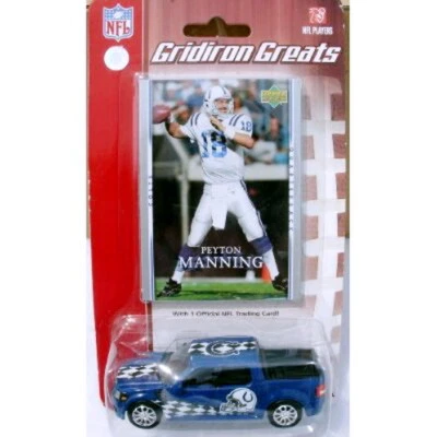 NFL Indianapolis Colts Peyton Manning Diecast Ford SVT Adrenalin Concept con tarjeta Foto 1 de 3