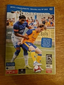 22/23 Matlock Town Vs Chesterfield PSF Programme - Picture 1 of 1