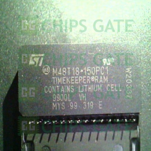 ST M48T18-150PC1 DIP 64 Kbit TIMEKEEPER SRAM Chip - 8Kb X 8 Non-Volatile Memory | New Unbranded