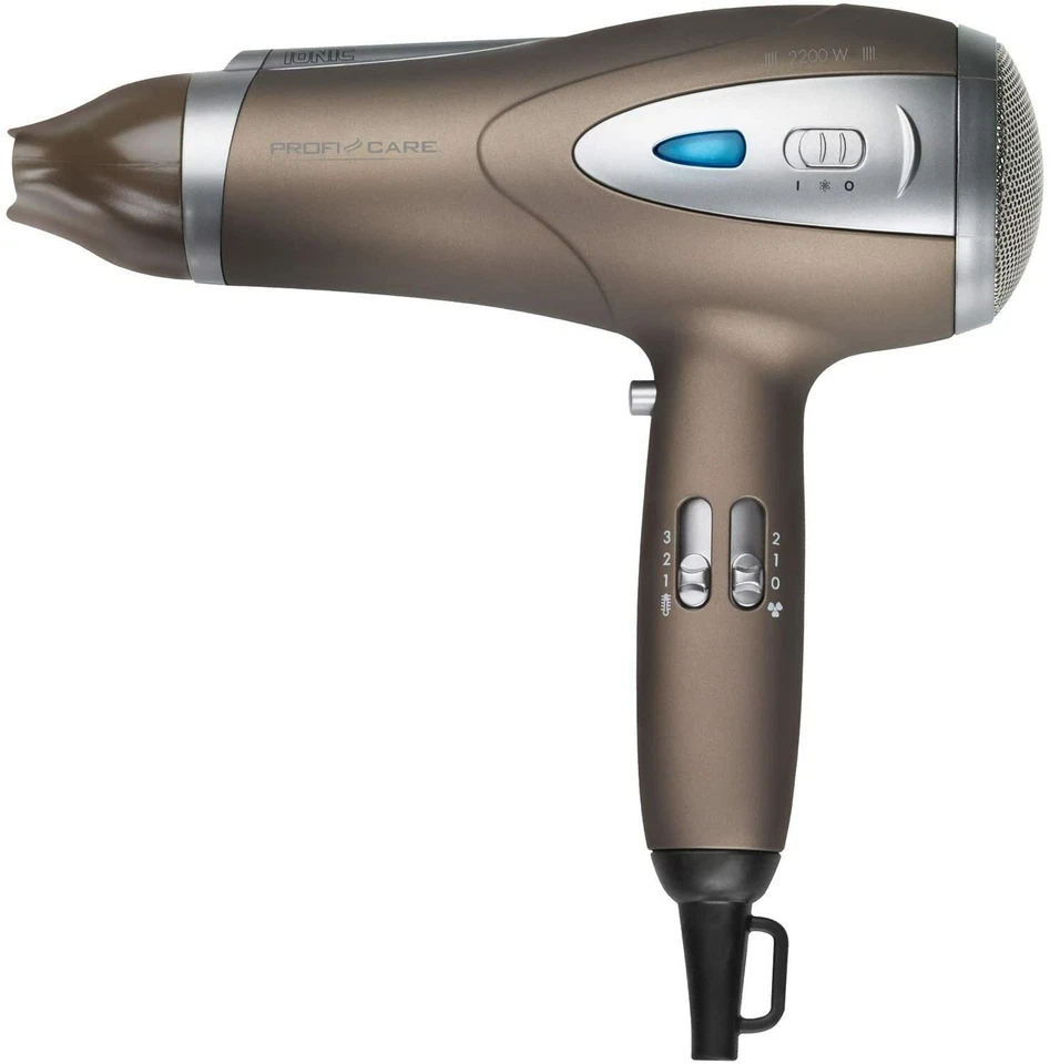 Fön Profi Haartrockner 2200 Watt Ionen Föhn Proficare PC-HTD 3113 braun - Bild 1 von 4