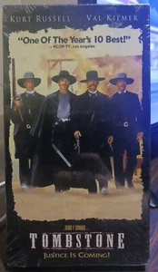NEW Sealed Kurt Russell Val Kilmer Sam Elliott Western Tombstone VHS watermarked - Picture 1 of 2