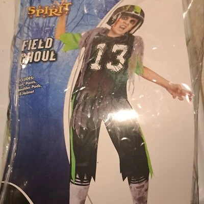 boys football zombie Field Ghoul Spirit Halloween Costume X Large 14-16  - Image 1 of 2