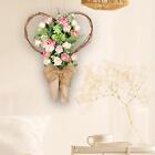 Mothers Day Wreath Mothers Day Decoration Heart Shaped Wreath For Farmhouse