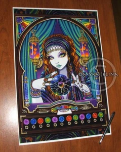 Lumina Hand Signed Gypsy Seer Celestial Myka Jelina 13x19 inch Print Signed - Picture 1 of 7