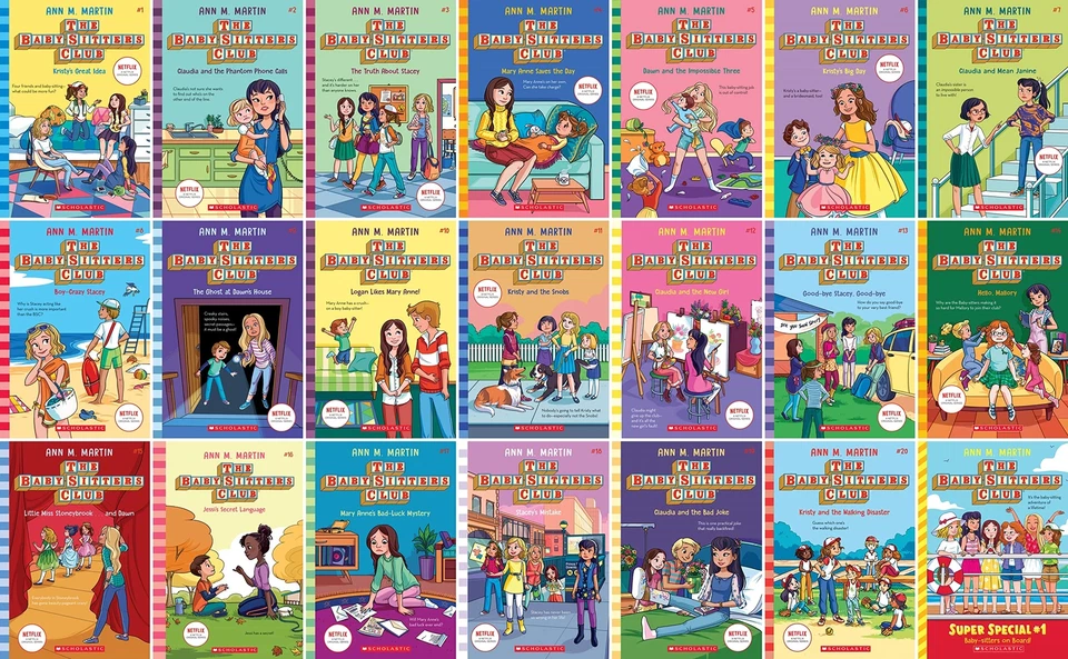 NEW The Baby-Sitters Club Complete Series Set Books 1-21 By Ann M Martin - Image 1 of 4