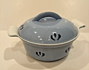 "Descoware Bélgica 18 olla azul horno holandés esmalte hierro fundido vintage 6""" - Imagen 1 de 10