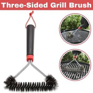 Grill Reinigungsbürste 6" Zoll Schwerlast BBQ Bürste Edelstahl Grillrost Reiniger - Bild 1 von 6