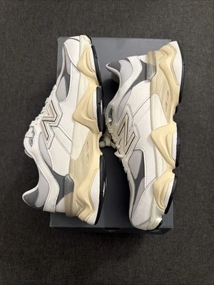 New Balance 9060 Sea Salt Castlerock GC9060GA GS 7y & Women's Size 8.5 New - Image 1 of 4