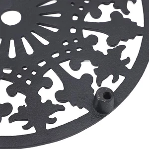 High Compatibility Cast Iron Trivet Vintage Slip Round Hot Dish Pot Pan Holder - Picture 1 of 12