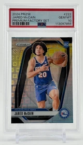 2024-25 Panini Prizm Jared McCain Premium Factory Set /150 PSA 10 76ers RC - Picture 1 of 2