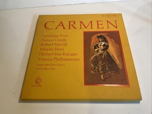 CARMEN 3LP RCA VICTOR VINYL BOX Set KARAJAN PRICE CORELLI Robert Merrill Signed - Imagen 1 de 11