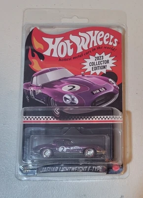 Jaguar ligero tipo E Hot Wheels 2023 edición coleccionista RLC en púrpura Foto 1 de 2