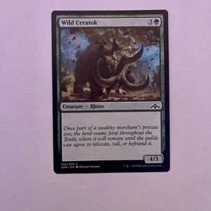 Wild Ceratok Magic The Gathering Guilds Of Ravnica 150/259 Common 2018 MTG - Picture 1 of 2
