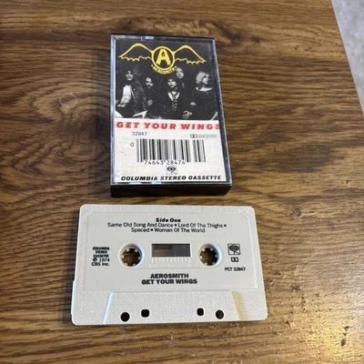 Aerosmith Get Your Wings Cassette 1974 Columbia PCT32847 - Image 1 of 3