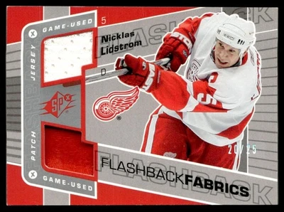 2007-08 SPx Flashback Fabrics  Spectrum Nicklas Lidstrom 20/25 #118 - Image 1 of 2