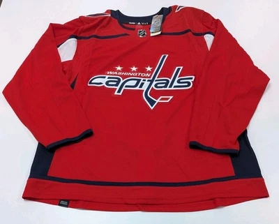 Mens Adidas Washington Capitals Home Jersey PrimeGreen Authentic Sz 56 (2XL) - Image 1 of 4