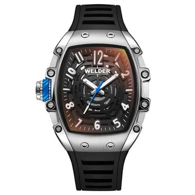 Reloj pulsera deportivo de cuarzo para hombre Welder W75 exclusivo WRH3003-R Foto 1 de 4