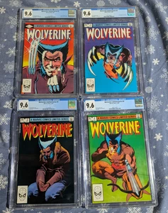 NM 1982 CGC SET WOLVERINE 1 2 3 4 9.6 Marvel Serie Limitada Frank Miller X-Men - Imagen 1 de 6