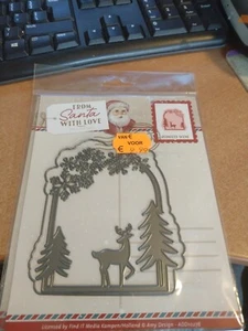 ANGEBOT STANZSCHABLONEN FÜR SCRAPBOOKING AMY DESIGN VON SANTA WITH LOVE (JJ811) - Bild 1 von 2
