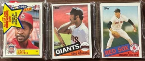 1985 TOPPS Rack Pack OZZIE SMITH, BRUCE HURST, TONY ARMAS, GENE RICHARDS Showing - Picture 1 of 17