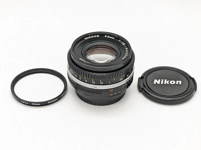[N MINT Nikon Ai-s Nikkor 50mm F/1.8 Pancake Standard MF Lens from Japan - Image 1 of 4