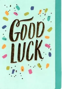 Good Luck Goodbye Good Bye Wishing You The Best Hallmark Greeting Card - Picture 1 of 3