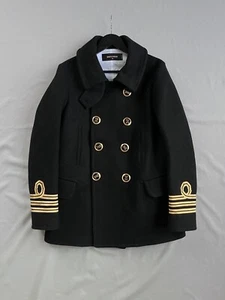 DSQUARED2 WUNDERSCHÖNER Sailor Military Wool Peacoat Gr. 42 - Bild 1 von 19