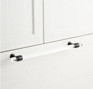 Signature Hardware 450368 15" Beryn Acrylic Appliance Pull - Matte Black - Picture 1 of 1