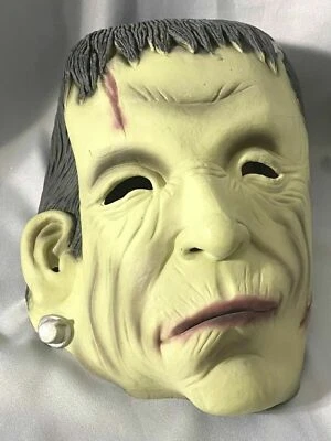 Frankenstein Halloween Mask Universal Studios Monsters Vintage 1998 U.C.S. Latex - Image 1 of 4