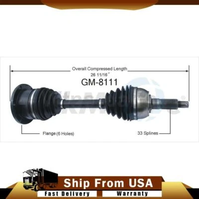 Conjunto de juntas CV delanteras derechas para Oldsmobile Toronado 1977-1978 6,6 L Foto 1 de 2