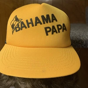 Vintage Trucker SnapBack Hat Bahama Papa - Picture 1 of 5