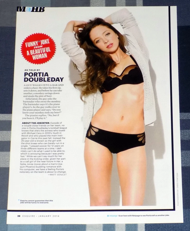 REVISTA PORTIA DOUBLEDAY ESQUIRE FOTO PINUP ÁLBUM DE RECORTES RECORTE Foto 1 de 1